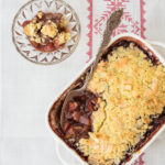 Mulled wine crumble